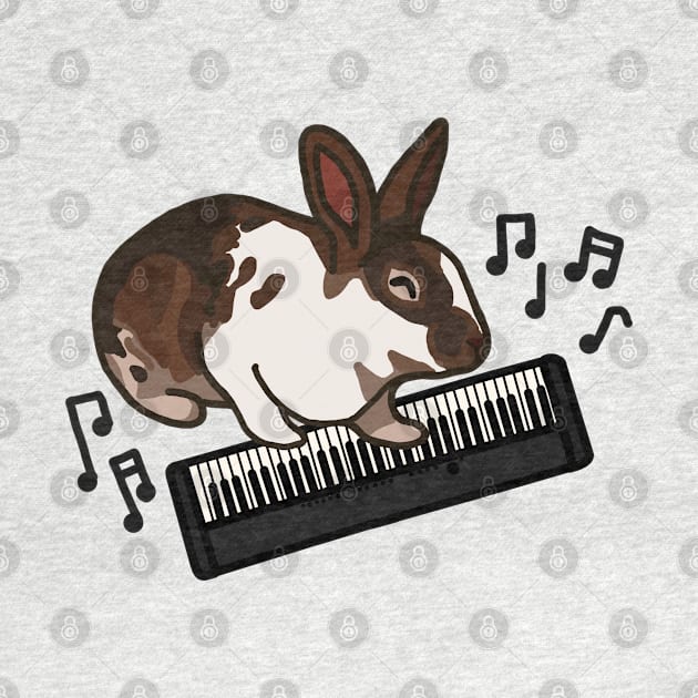 Keyboard Bunny by Artstuffs121